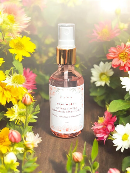 Rose Water Nature Toner and Facial Spray